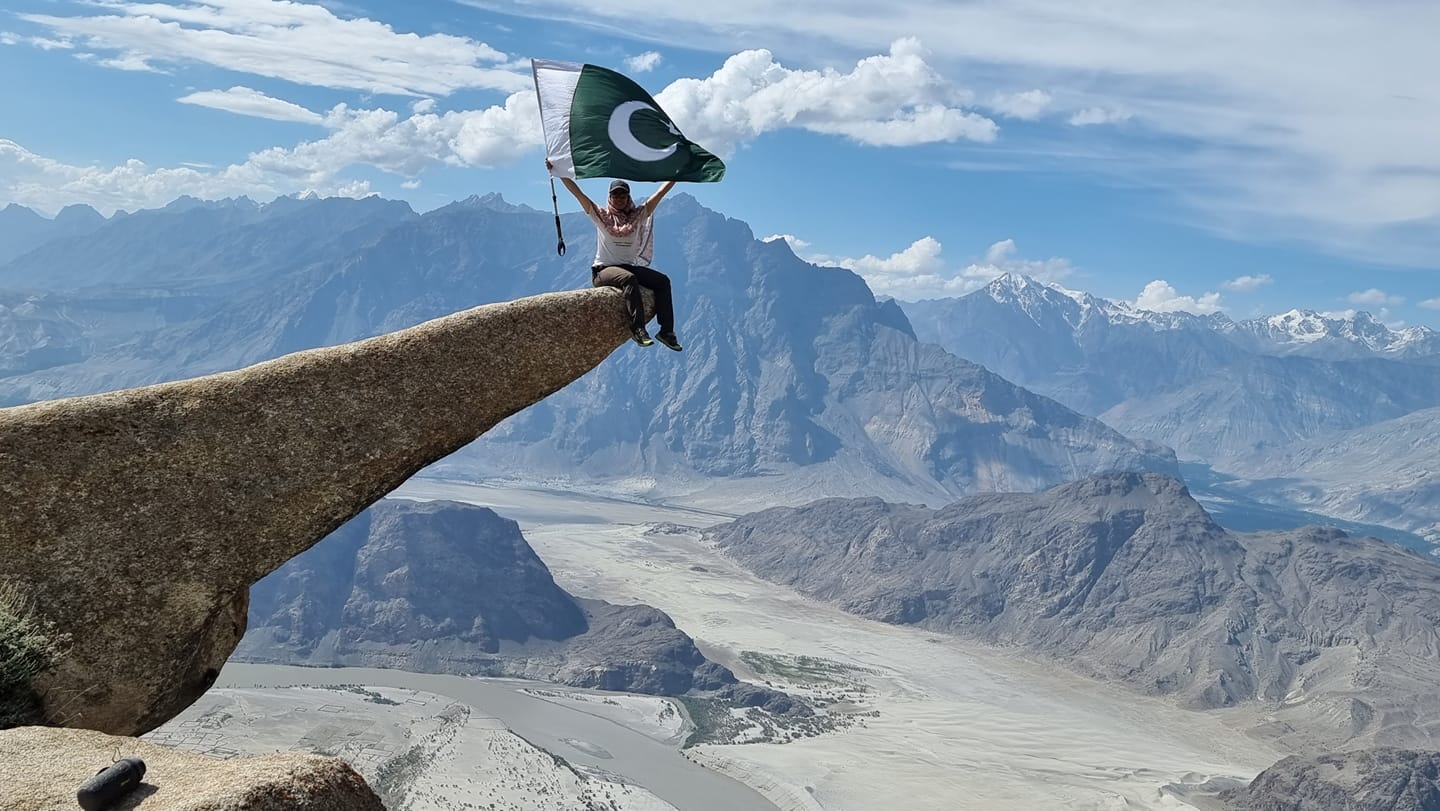 Portrait of Amy Eyman Mir — Norwegian-Pakistani mountaineer and athlete, Stavanger