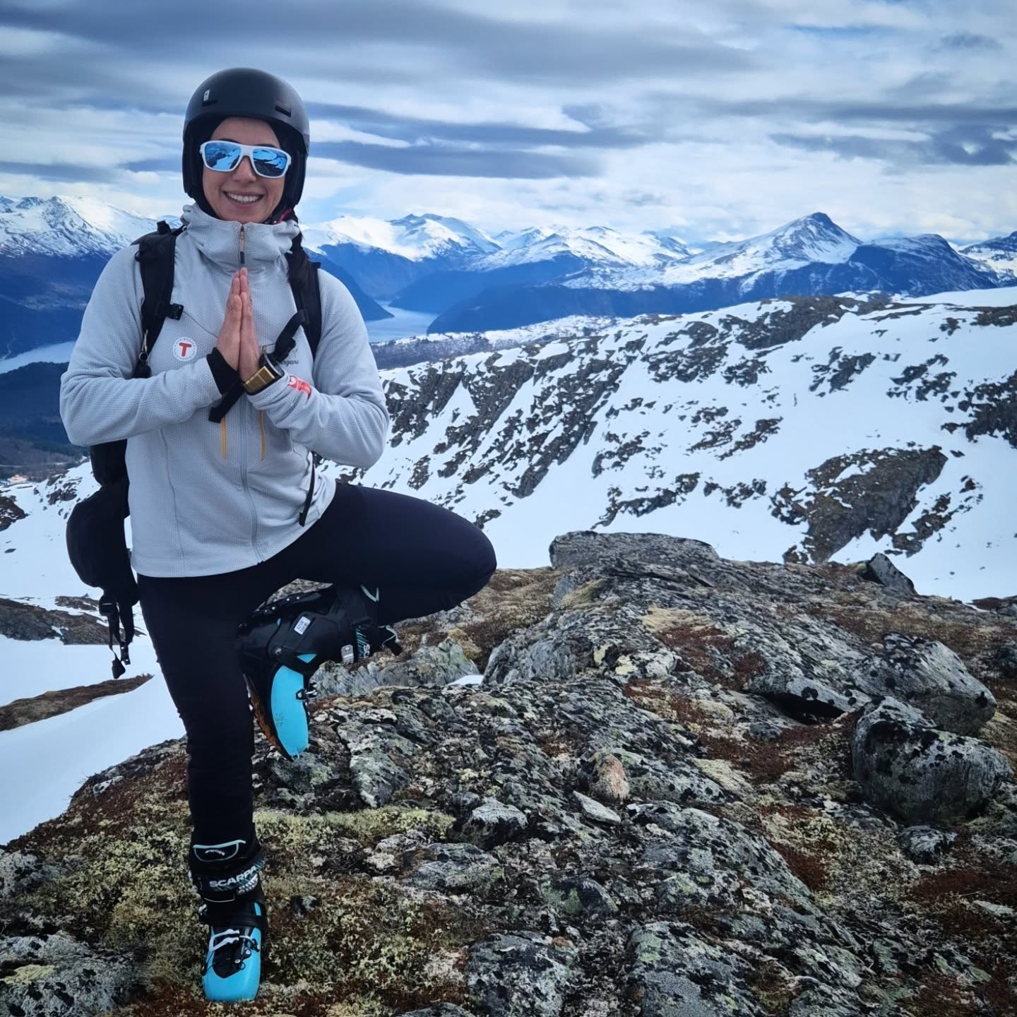Amy Mir on Norwegian wilderness expedition in Rogaland fjord country