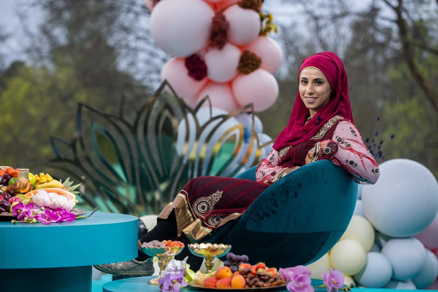 Amy Mir appearing on NRK TV show Festen etter fasten — Photo: Julia Naglestad